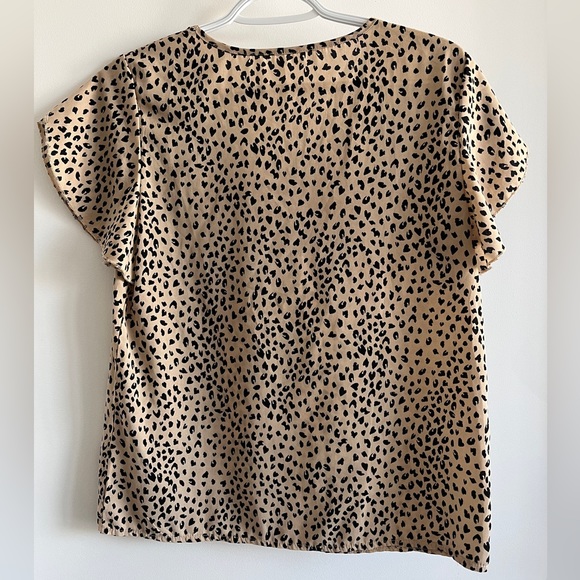 SHEIN leopard t-shirt blouse, S - Picture 2 of 3